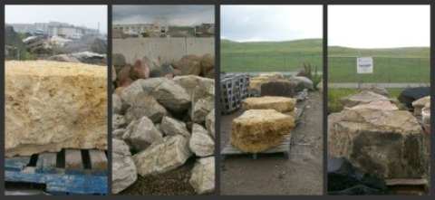 Helpful information on buying larger feature rocks and boulders.